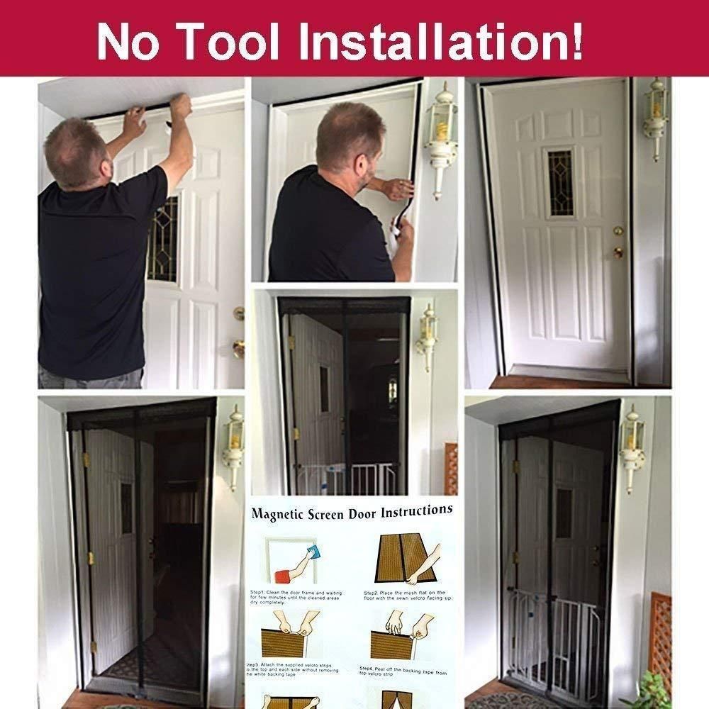 🦟 Magnetic Mosquito Screen Door